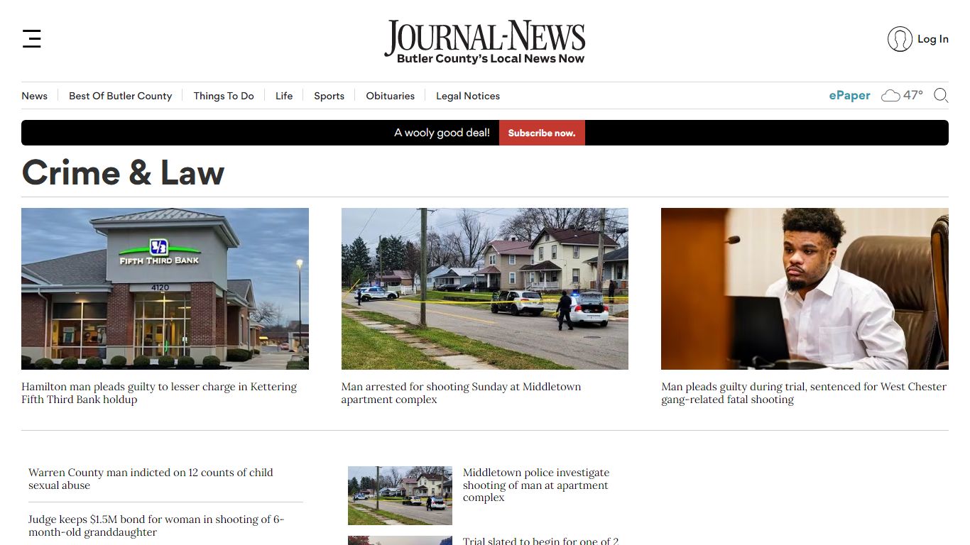 Local Crime News | Courts, Bookings, Mugshots - Journal-News